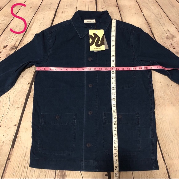 Navy Button Down Shirt Corduroy The Cords Noah - Picture 4 of 8
